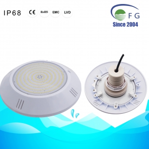 RGB remote controlled Resin filled LED Pool light for fiberglass/Vinyl pool (FG-UWL260-D)