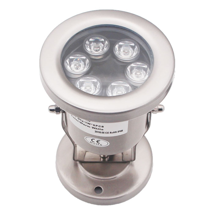 96x135ｍｍ 6W 18W IP68 304 stainless steel Underwater LED Spotlight